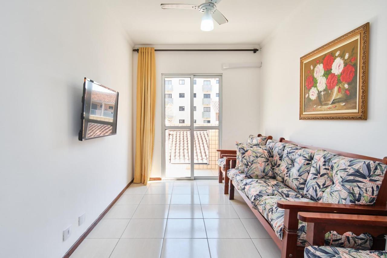 Apartamento A 100 Metros Da Praia, Bem Localizado, Com Ar Condicionado E Wi-Fi - 14 - Edificio Lenamar II Ubatuba Zewnętrze zdjęcie