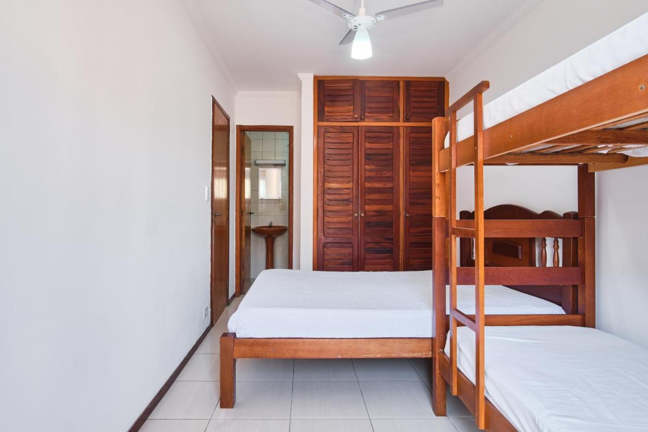 Apartamento A 100 Metros Da Praia, Bem Localizado, Com Ar Condicionado E Wi-Fi - 14 - Edificio Lenamar II Ubatuba Zewnętrze zdjęcie