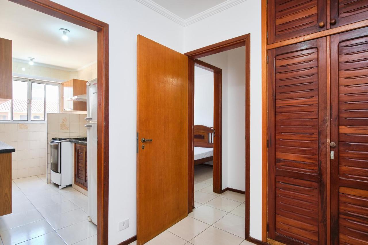 Apartamento A 100 Metros Da Praia, Bem Localizado, Com Ar Condicionado E Wi-Fi - 14 - Edificio Lenamar II Ubatuba Zewnętrze zdjęcie