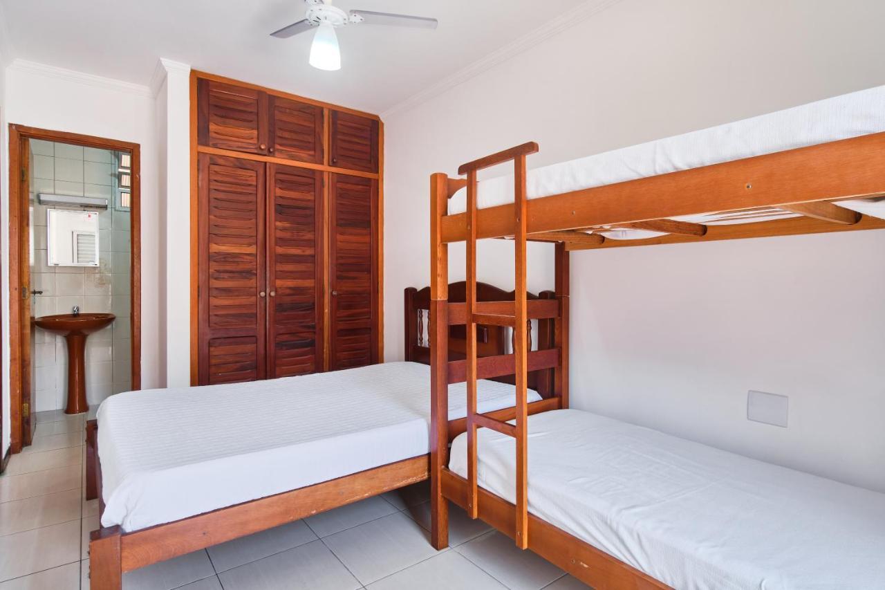 Apartamento A 100 Metros Da Praia, Bem Localizado, Com Ar Condicionado E Wi-Fi - 14 - Edificio Lenamar II Ubatuba Zewnętrze zdjęcie